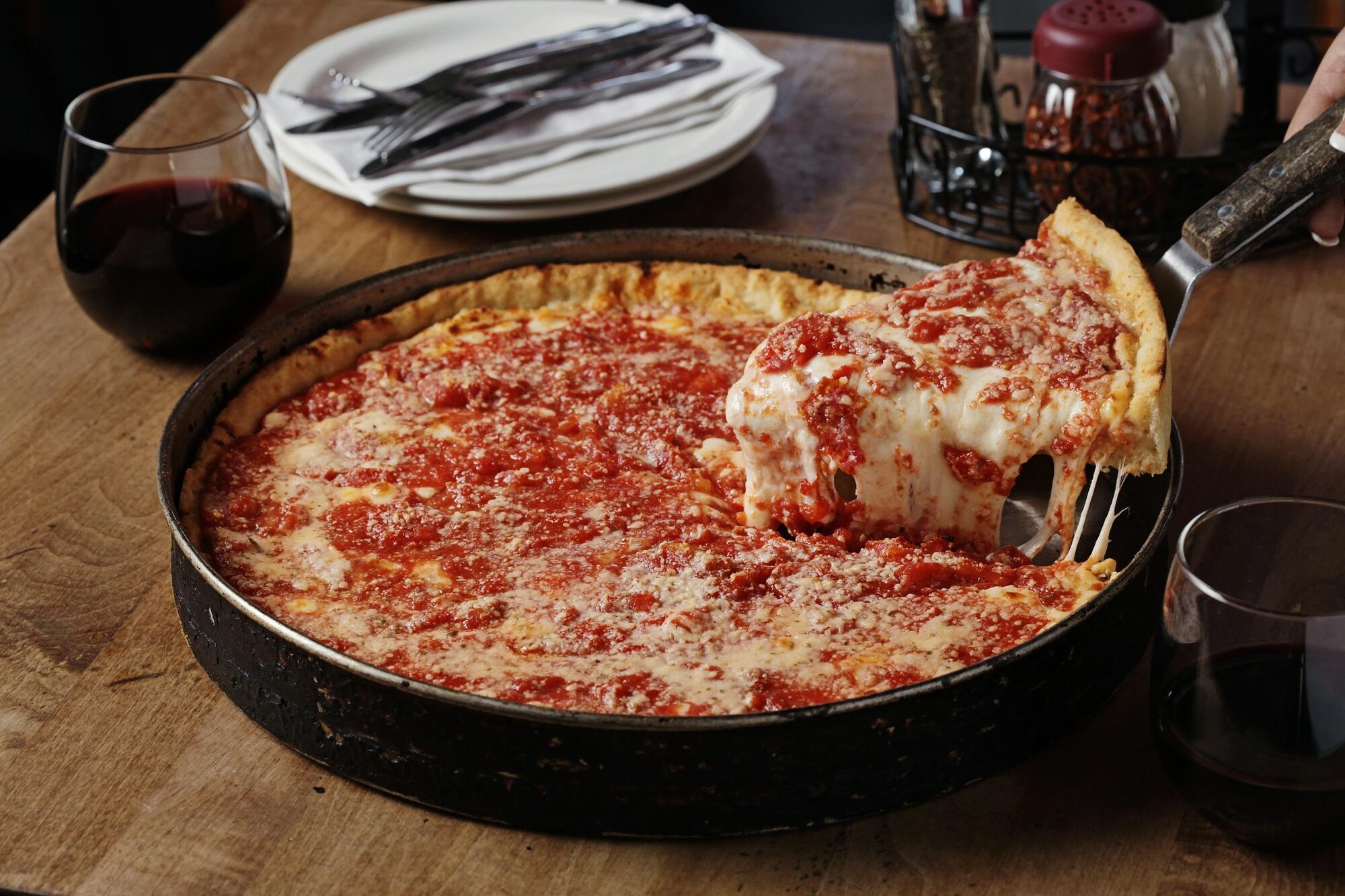 Lou Malnati's pizza in Chicago