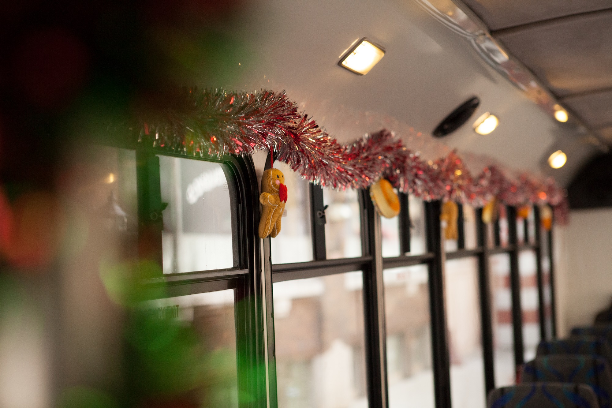 Inside the Christmas Around Milwaukee Bakery Bus