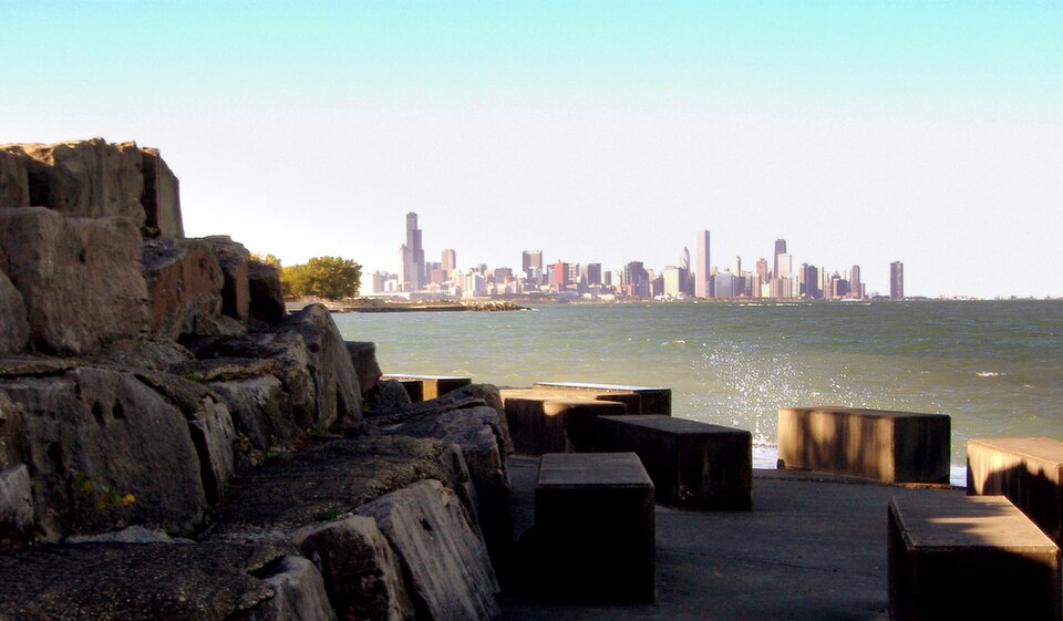 Chicago Skyline from Promontory Point 